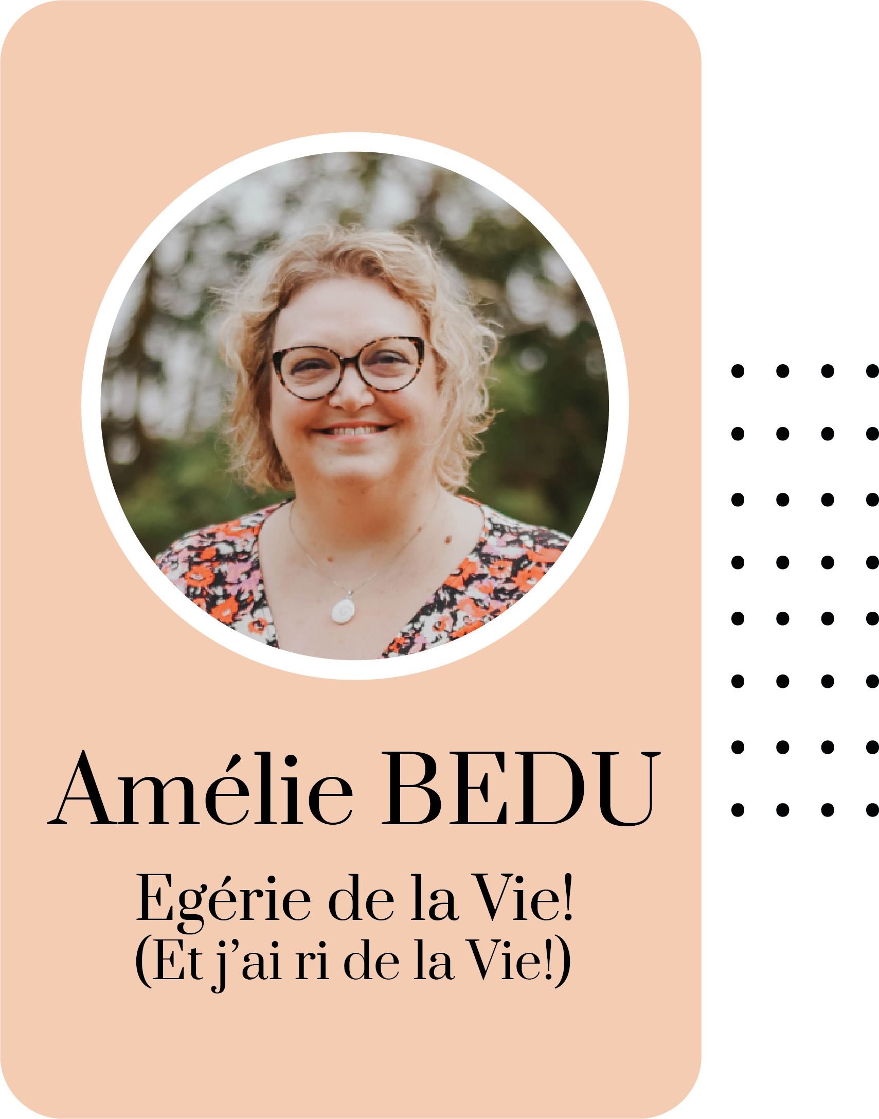 Portrait d'Amélie Bedu